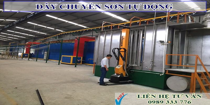 day chuyen tu dong son tinh dien